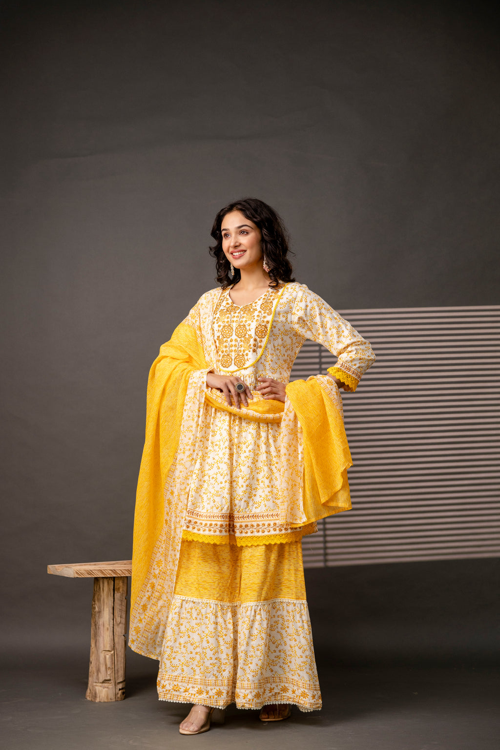 Cotton Festive Sharara Set