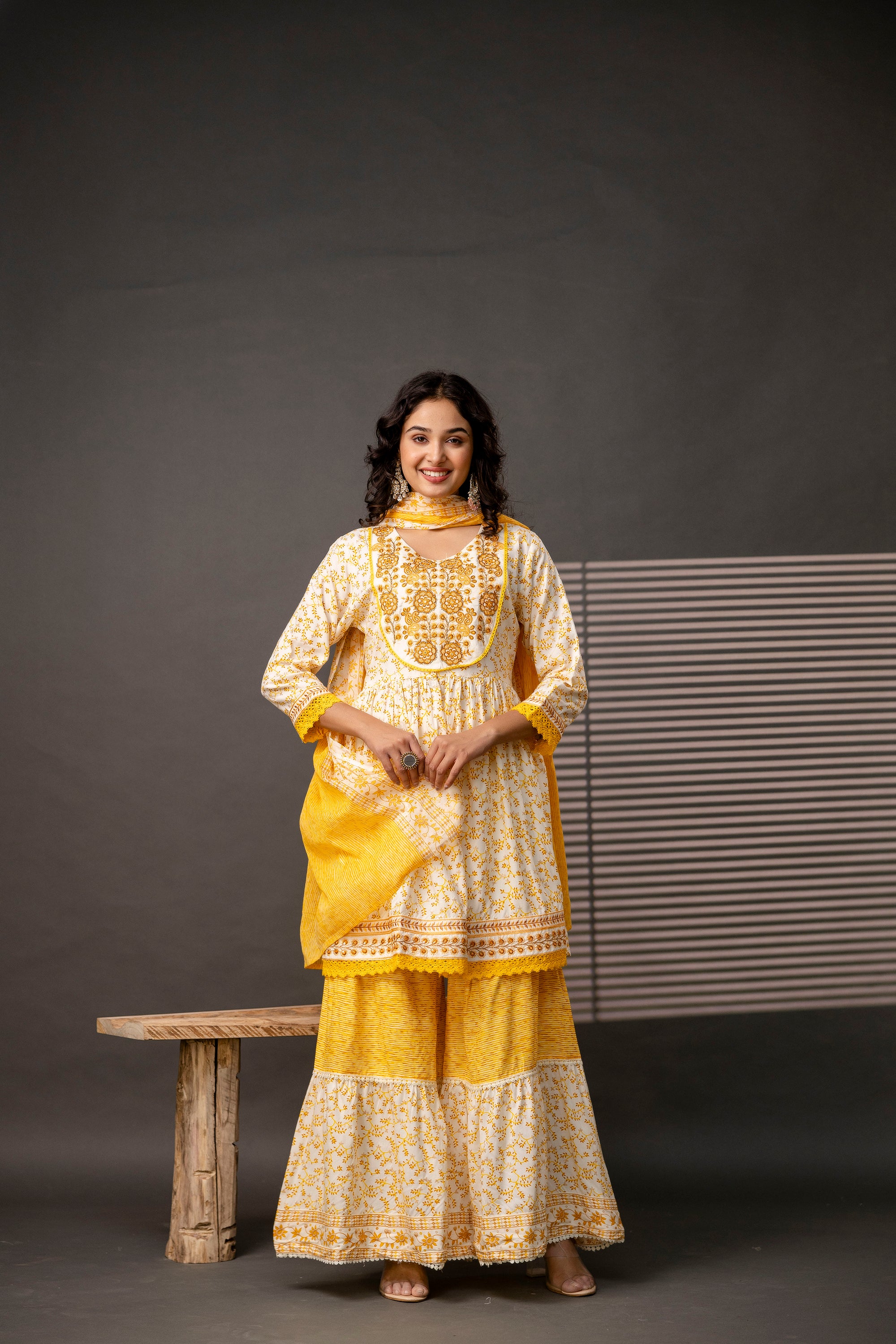 Cotton Festive Sharara Set