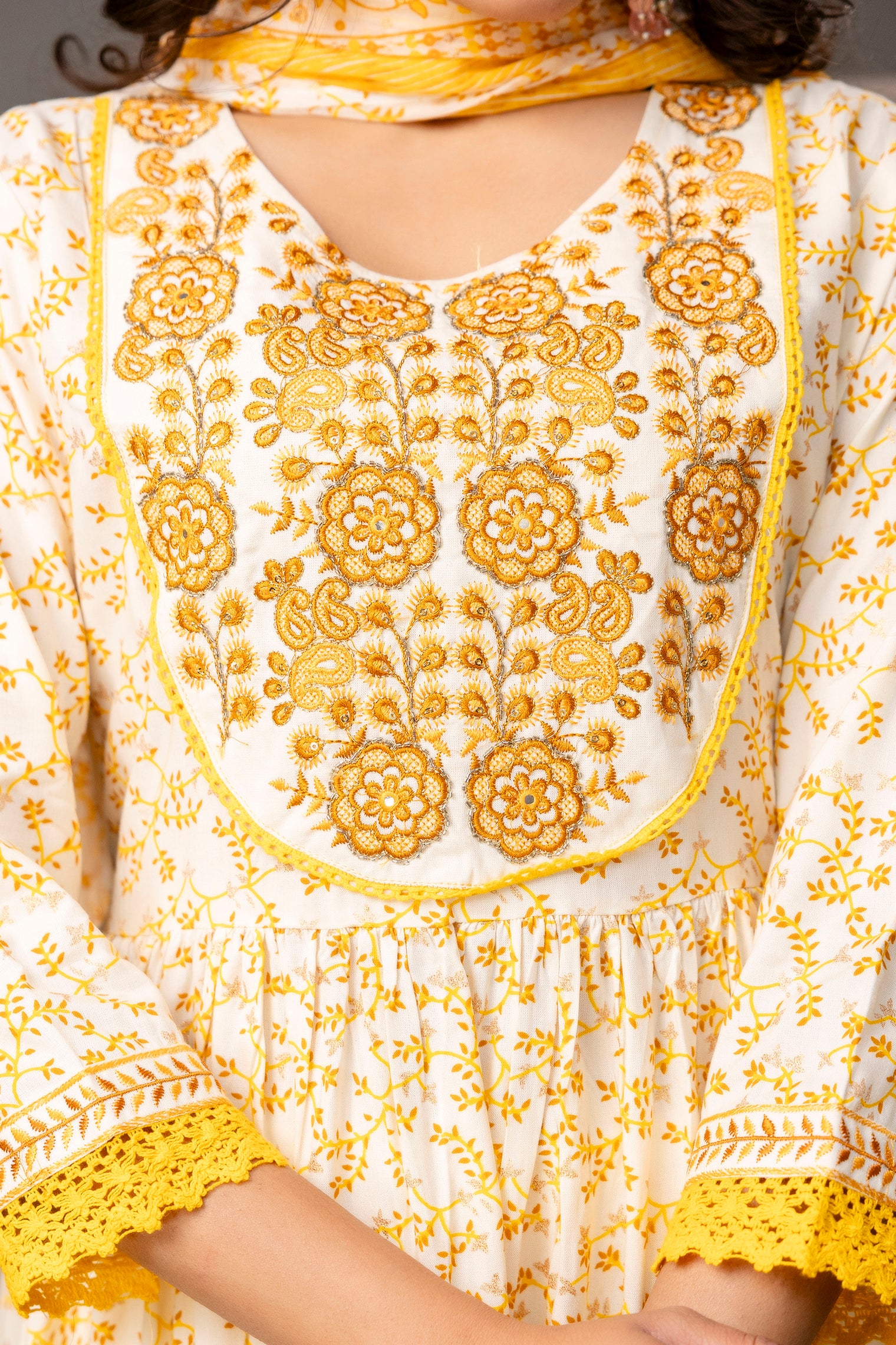 Cotton Festive Sharara Set
