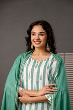 Printed Kurti Set with Gotta Patti Work