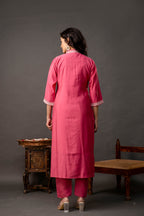 Resham & Sequin Embellished Kurti Set