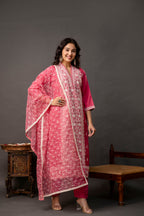 Resham & Sequin Embellished Kurti Set