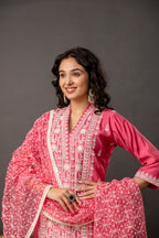 Resham & Sequin Embellished Kurti Set