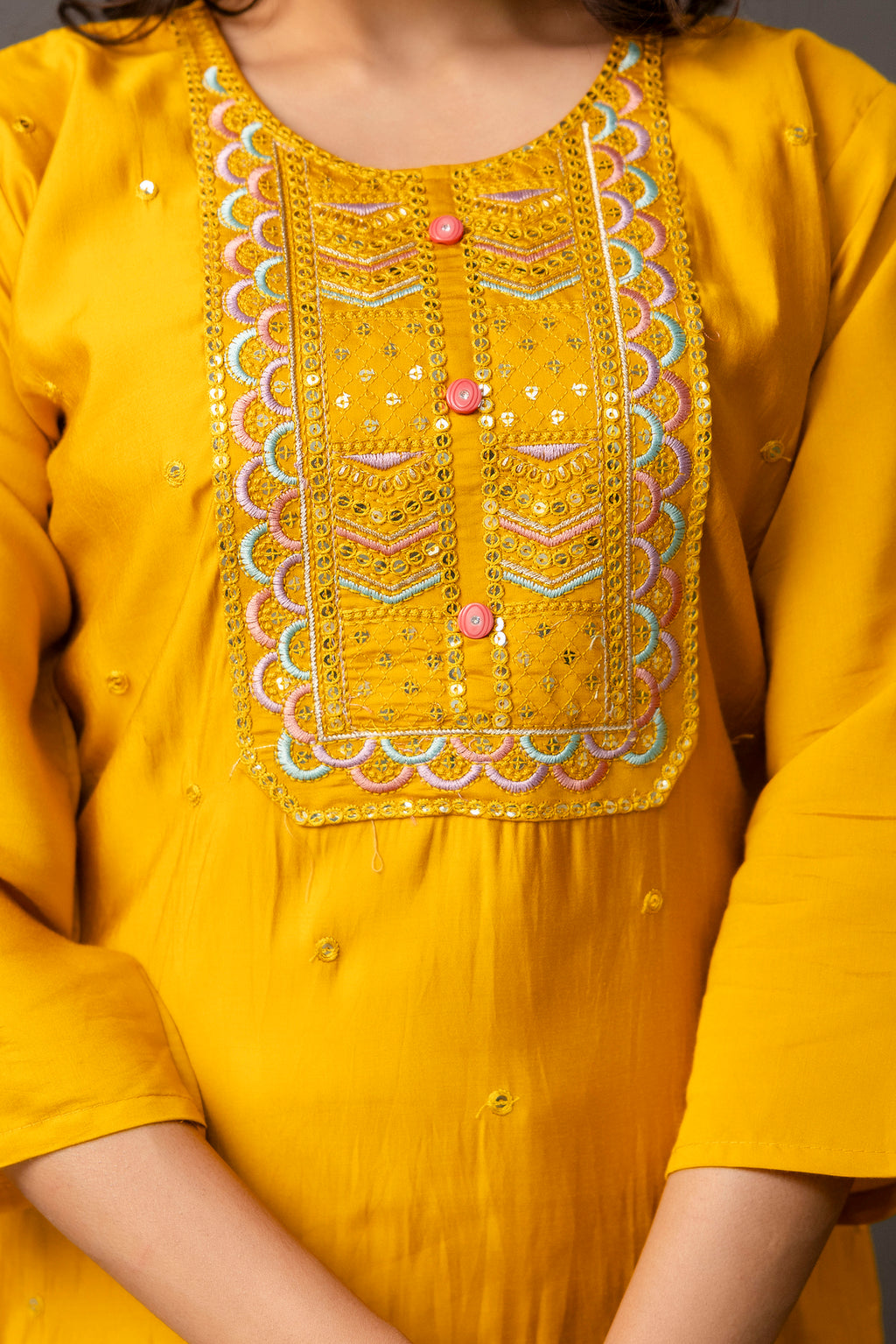 Resham Sequin Kurti Set