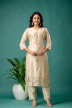 Gotta Patti Mirror Festive Kurti Set
