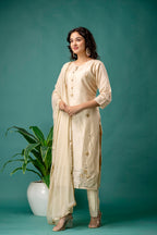 Gotta Patti Mirror Festive Kurti Set