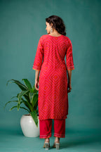 Jaipuri Gotta Patti Embroidered Kurti Set
