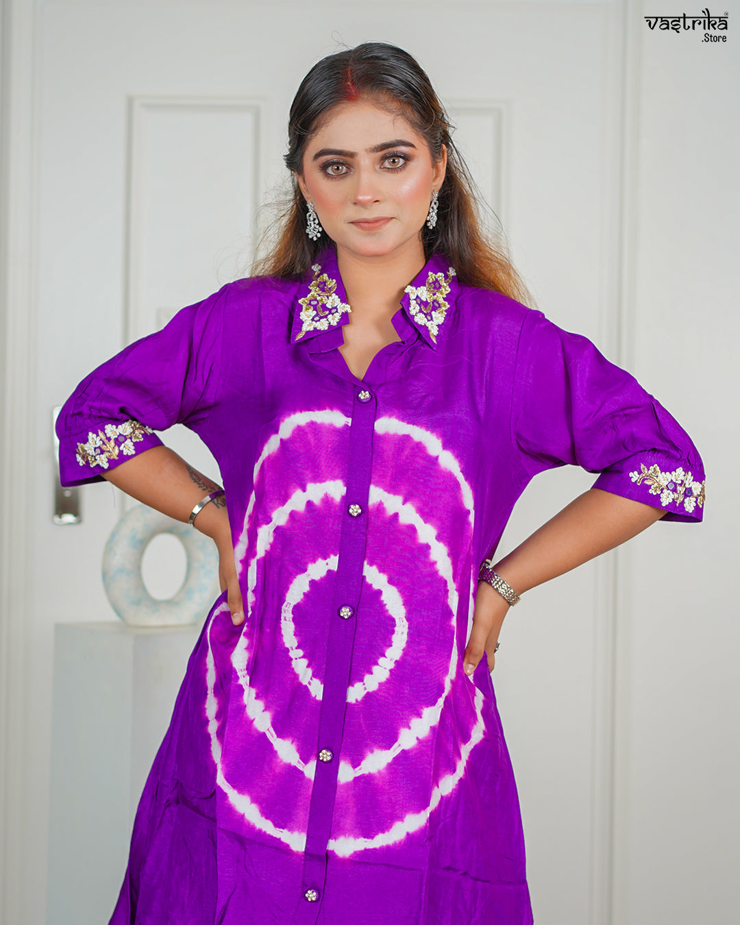 Purple Masleen Coord Set