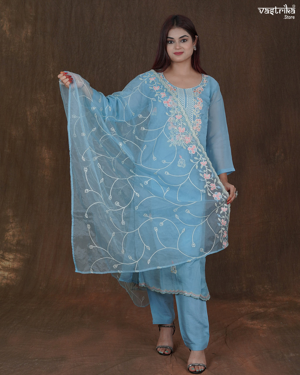 Nazira Threadwork Kurti Set