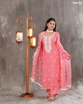 Elegant Organza Kurti Set