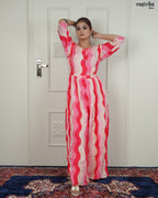 Multicolour Handworked Santoon Jumpsuit