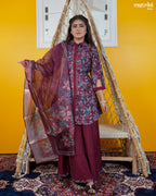 Collar Style Short Kurti Set