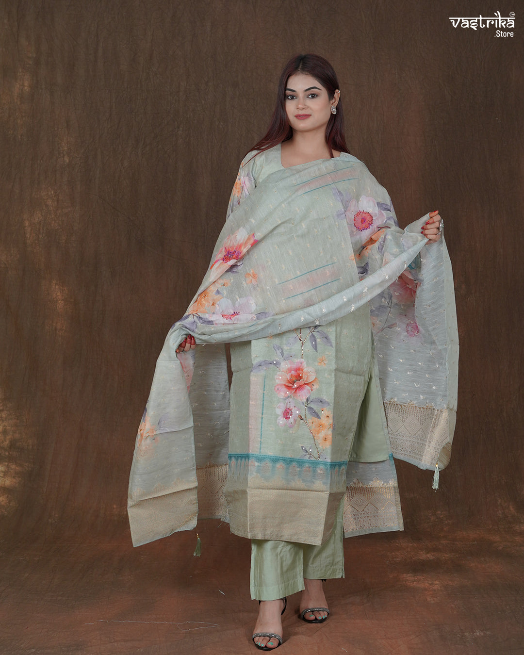 Saanvi Sequin Kurti Set