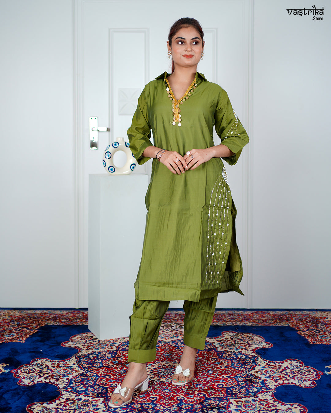 Mehndi Masleen Coord Set