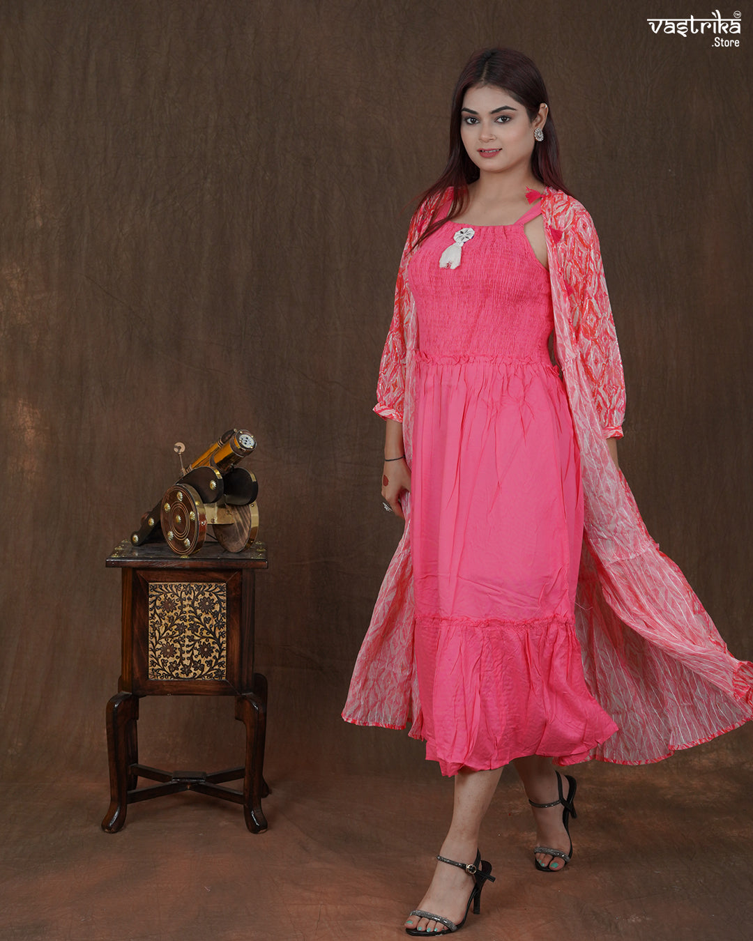 Elara Printed Frock Set
