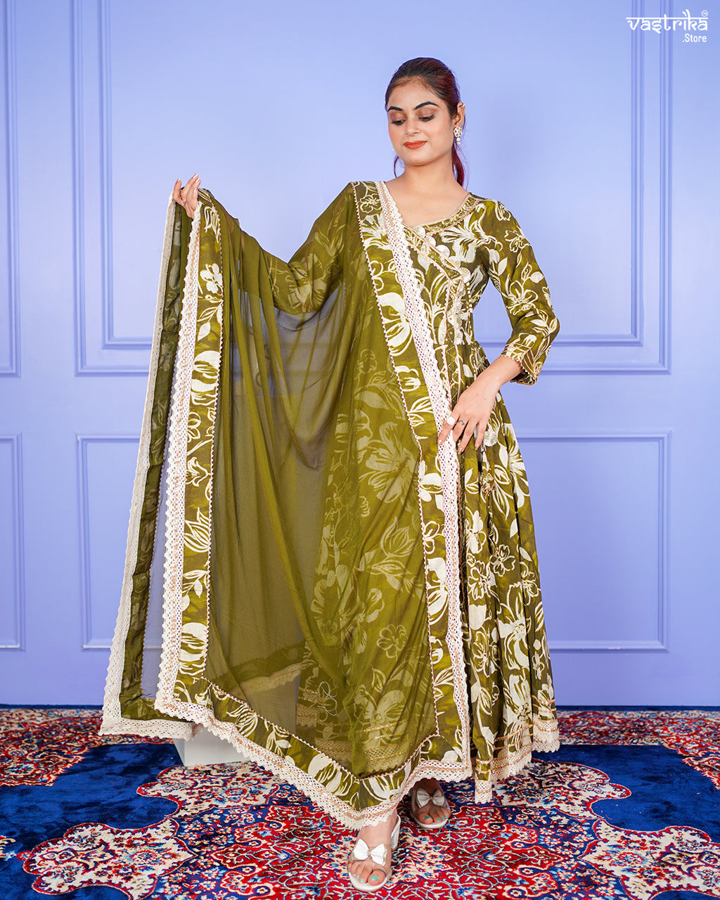 Mehndi Angrakha Gotta Pata Set
