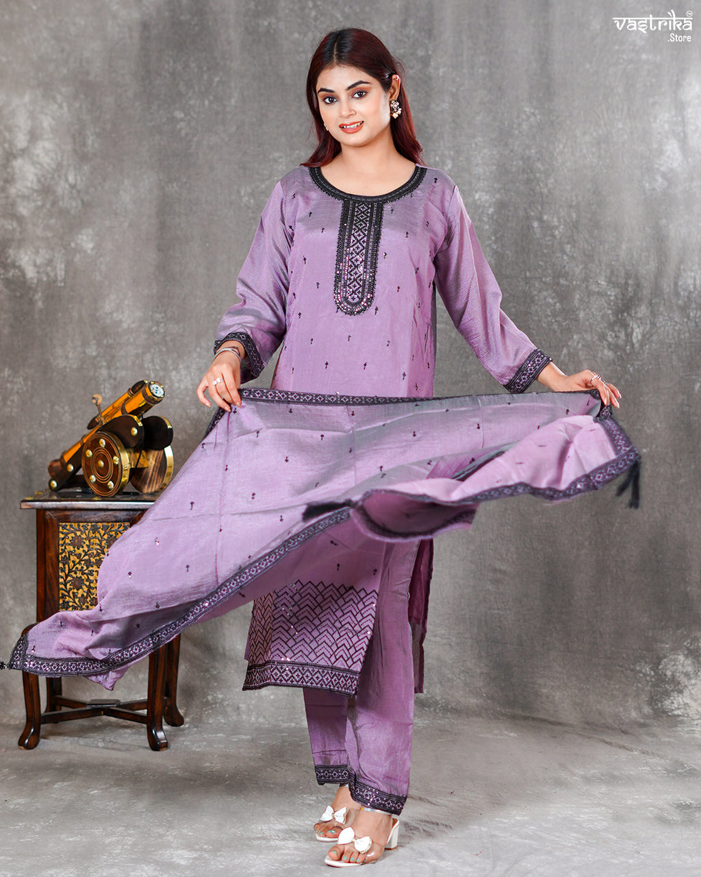 Silk Kurti Set