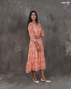 One-Piece Georgette Frock Set