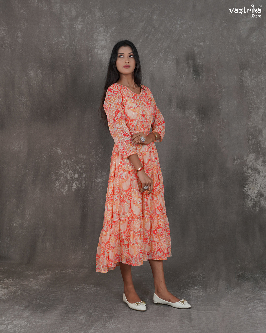 One-Piece Georgette Frock Set