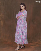 Amara Printed Frock Set