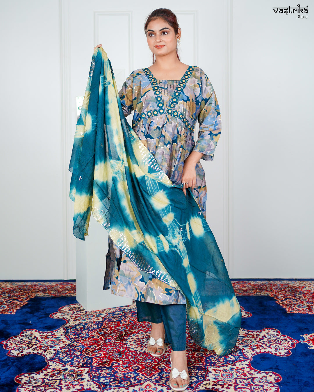 Firozi Aalia Frock Set