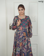 Straight Jari Work Kurti Set