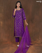 Full Jaal Handworked Kurti Set