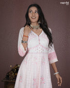 Resham Embellished Frock Suit Set