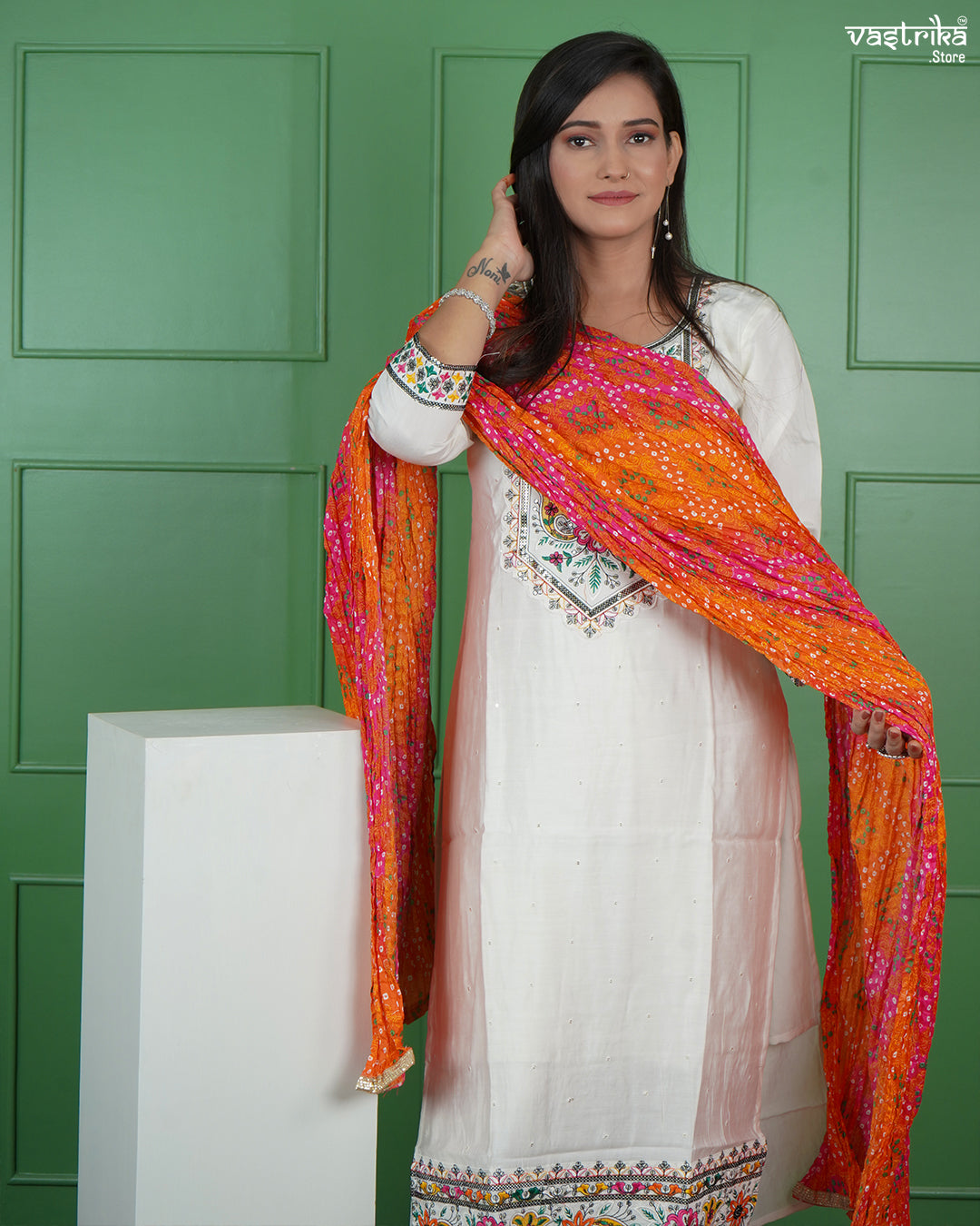 Elegant Jaipuri Kurti Set