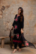 Resham Work V-Gala Kurti
