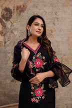 Resham Work V-Gala Kurti