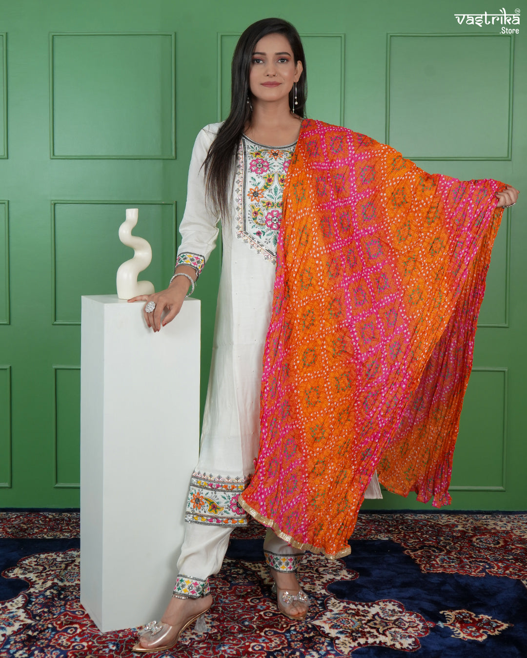 Elegant Jaipuri Kurti Set