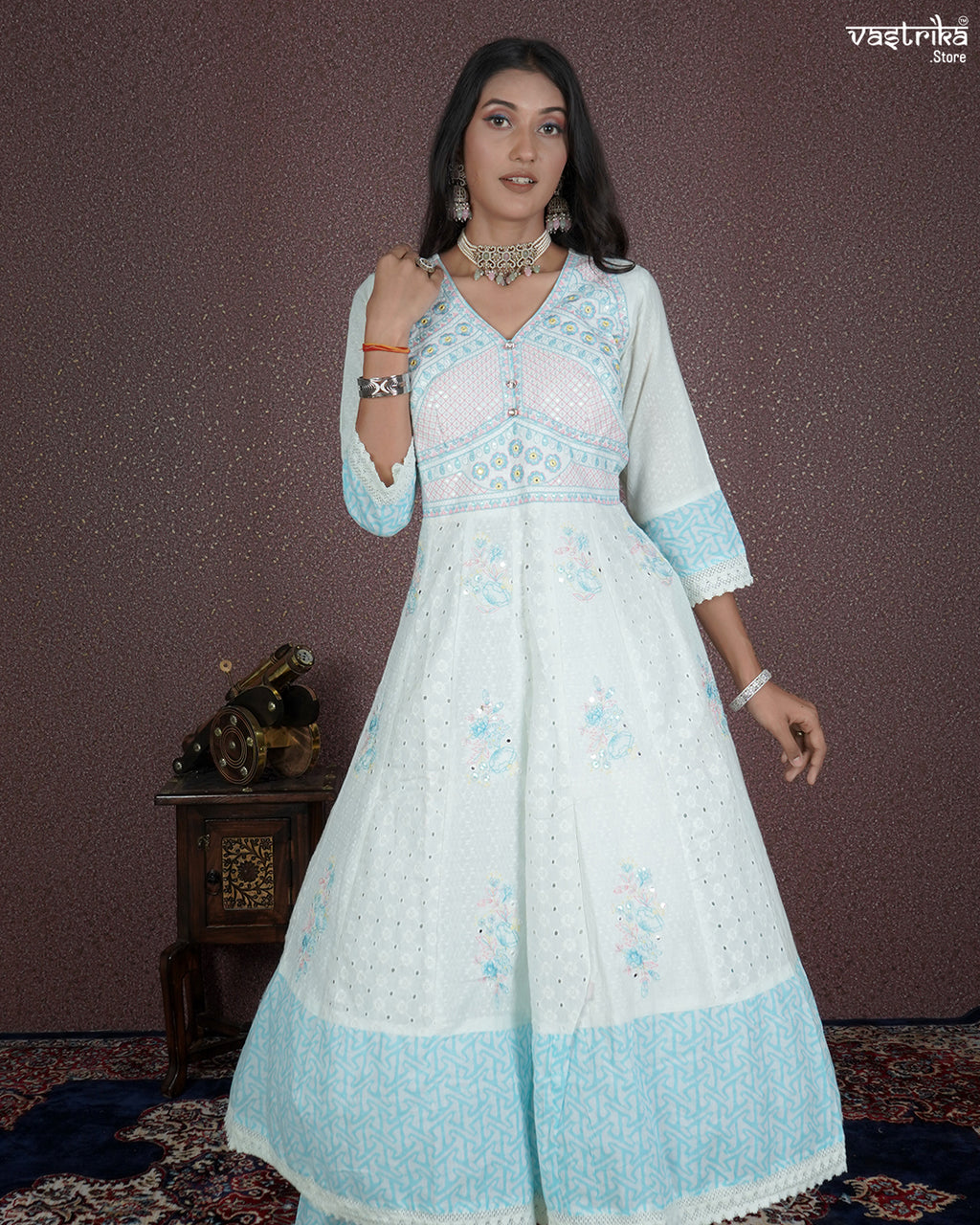 Graceful Resham Detailed Frock