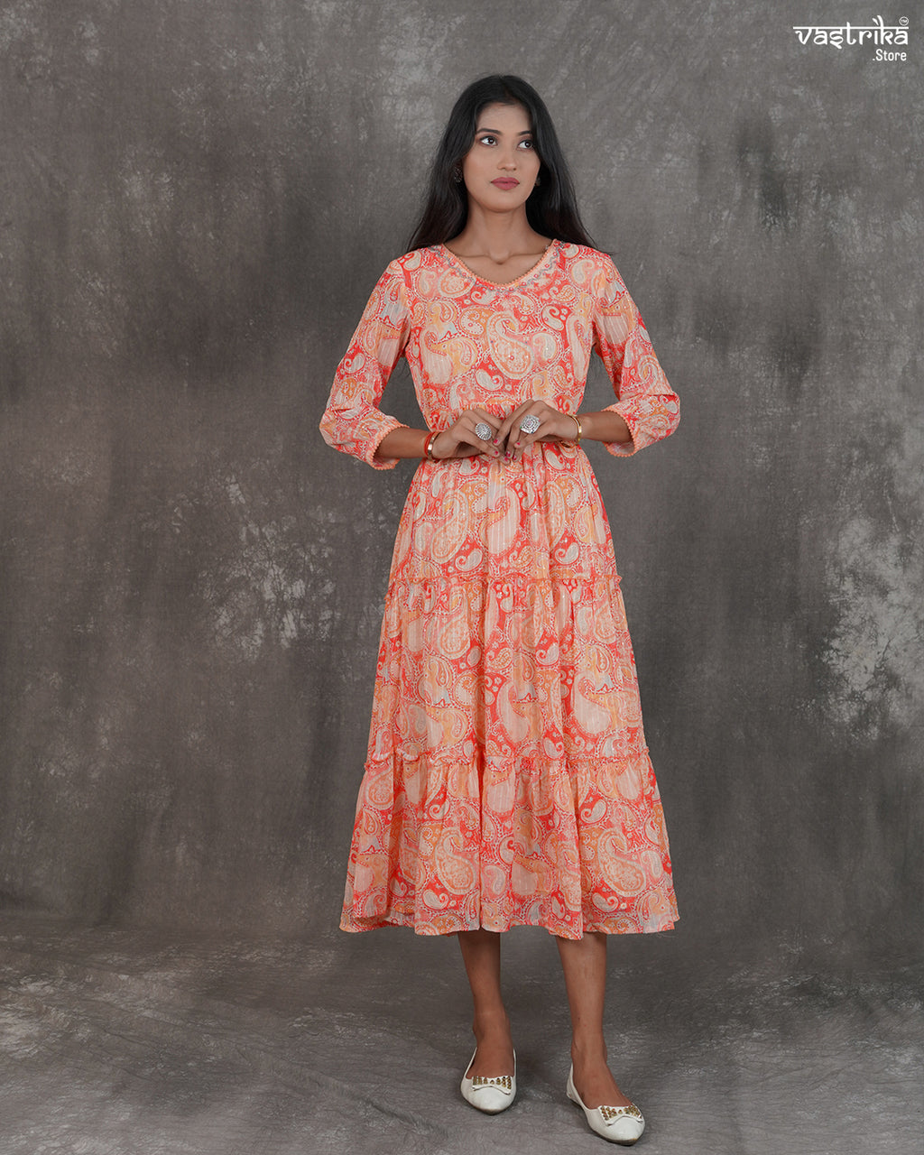 One-Piece Georgette Frock Set