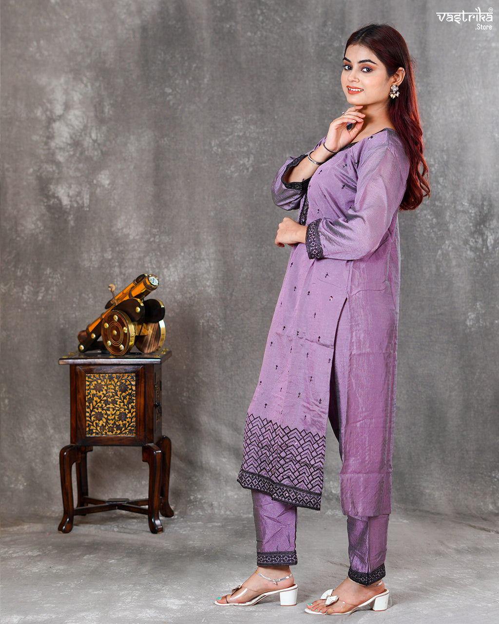 Silk Kurti Set