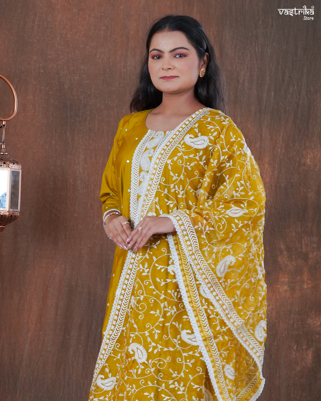 Roman Silk Frock Set