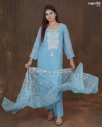 Nazira Threadwork Kurti Set
