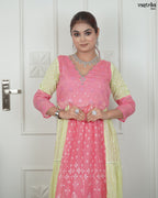 Mirror Work Frock Set
