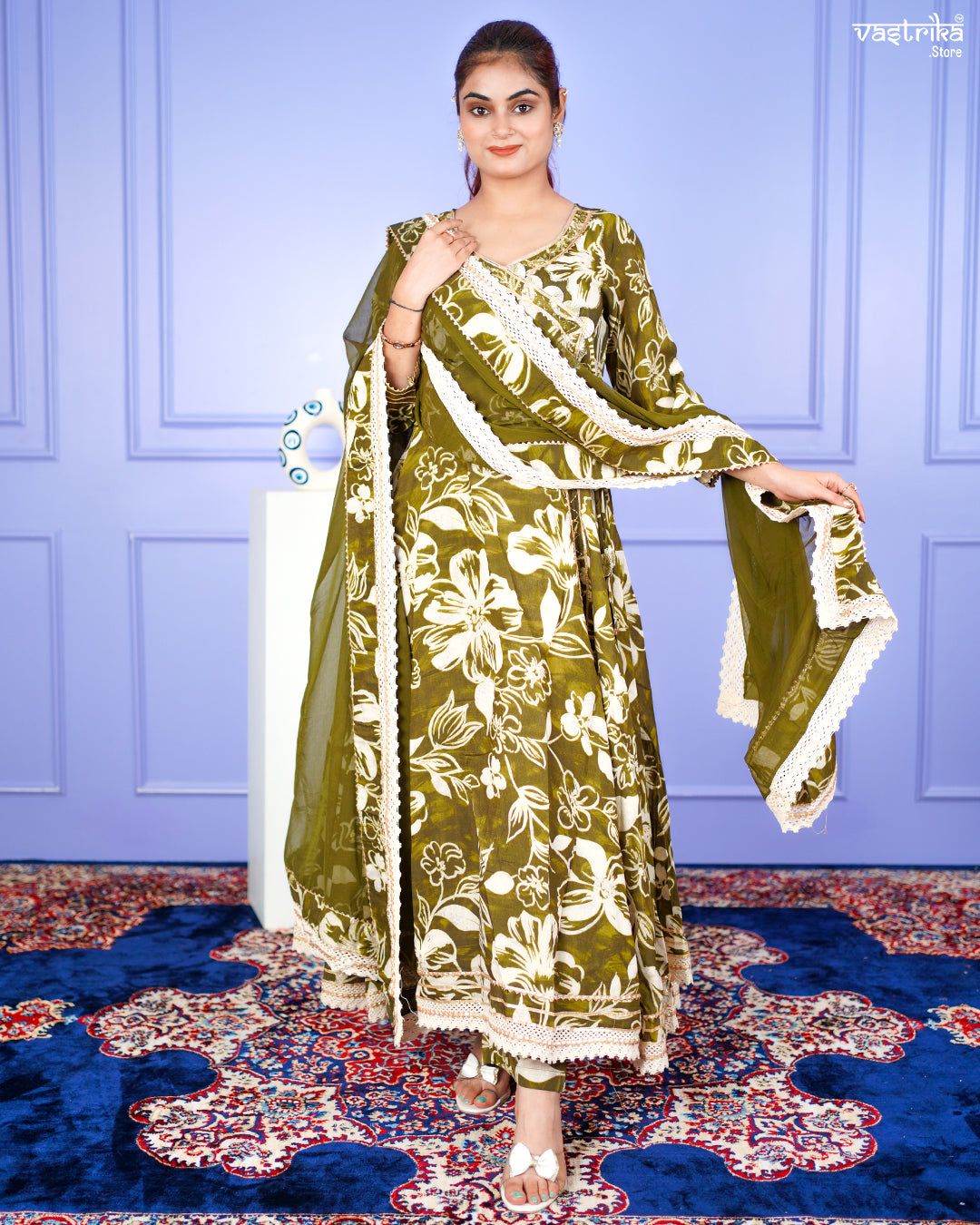 Mehndi Angrakha Gotta Pata Set