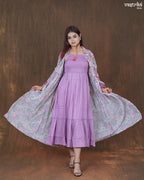 Amara Printed Frock Set
