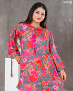 Maslin Silk Kurti Set