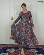 Straight Jari Work Kurti Set