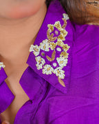 Purple Masleen Coord Set