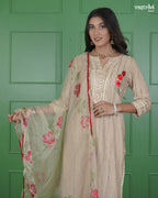 Jari & Handwork Kurti Set