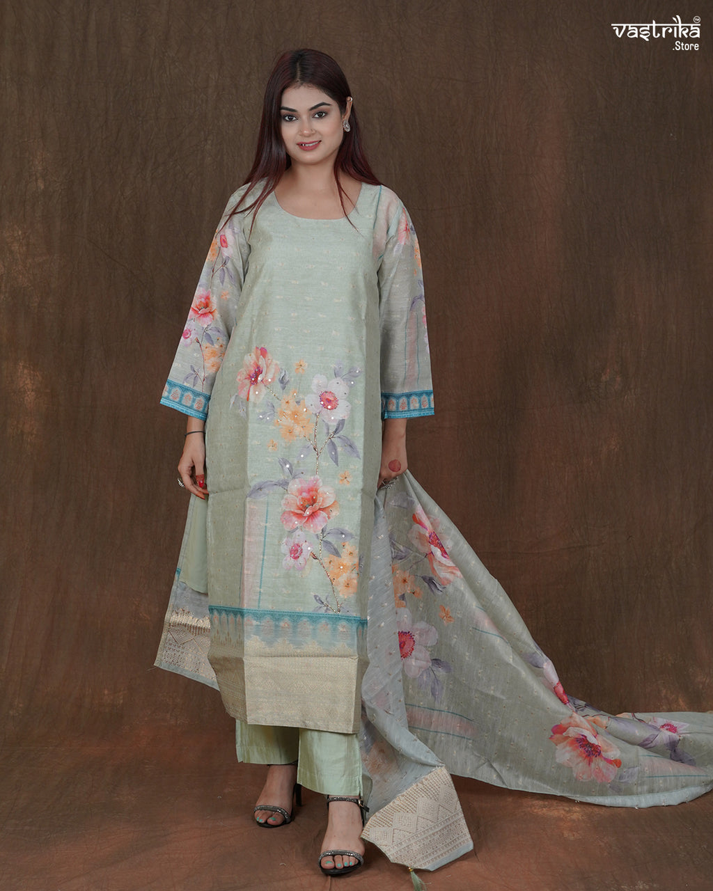 Saanvi Sequin Kurti Set