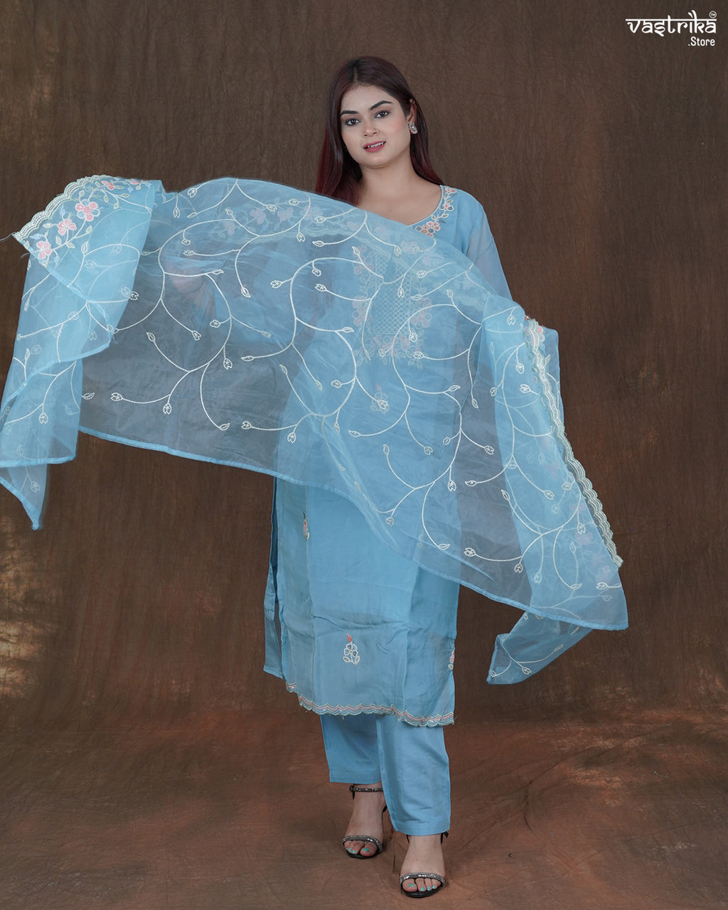 Nazira Threadwork Kurti Set