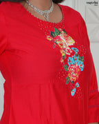 Elegant Handworked Kurti Set