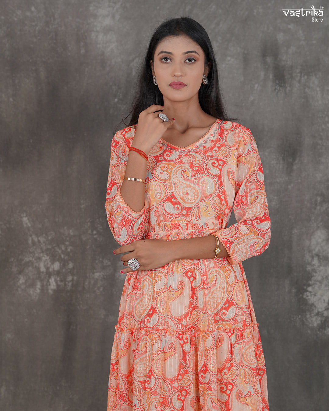 One-Piece Georgette Frock Set
