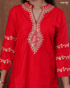 Silk Kurti Set