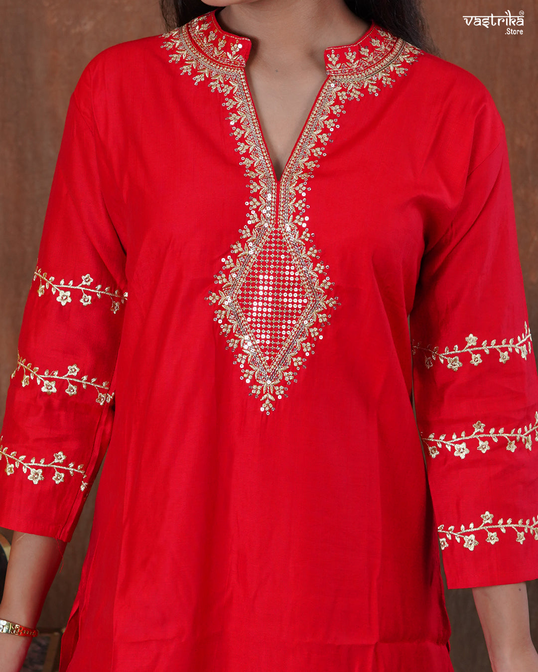 Silk Kurti Set